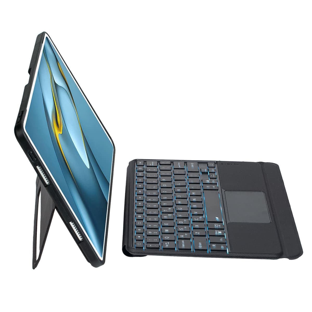 Ốp lưng Samsung Galaxy Tab S8 Plus bao da cao cấp kèm bàn phím chuột cảm ứng 720 độ tách rời linh hoạt - 5