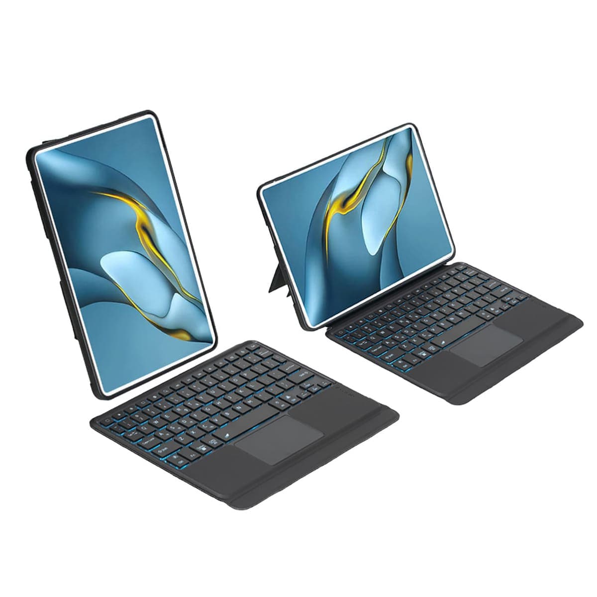 Ốp lưng Samsung Galaxy Tab S9 bao da cao cấp kèm bàn phím chuột cảm ứng 720 độ tách rời linh hoạt - 4