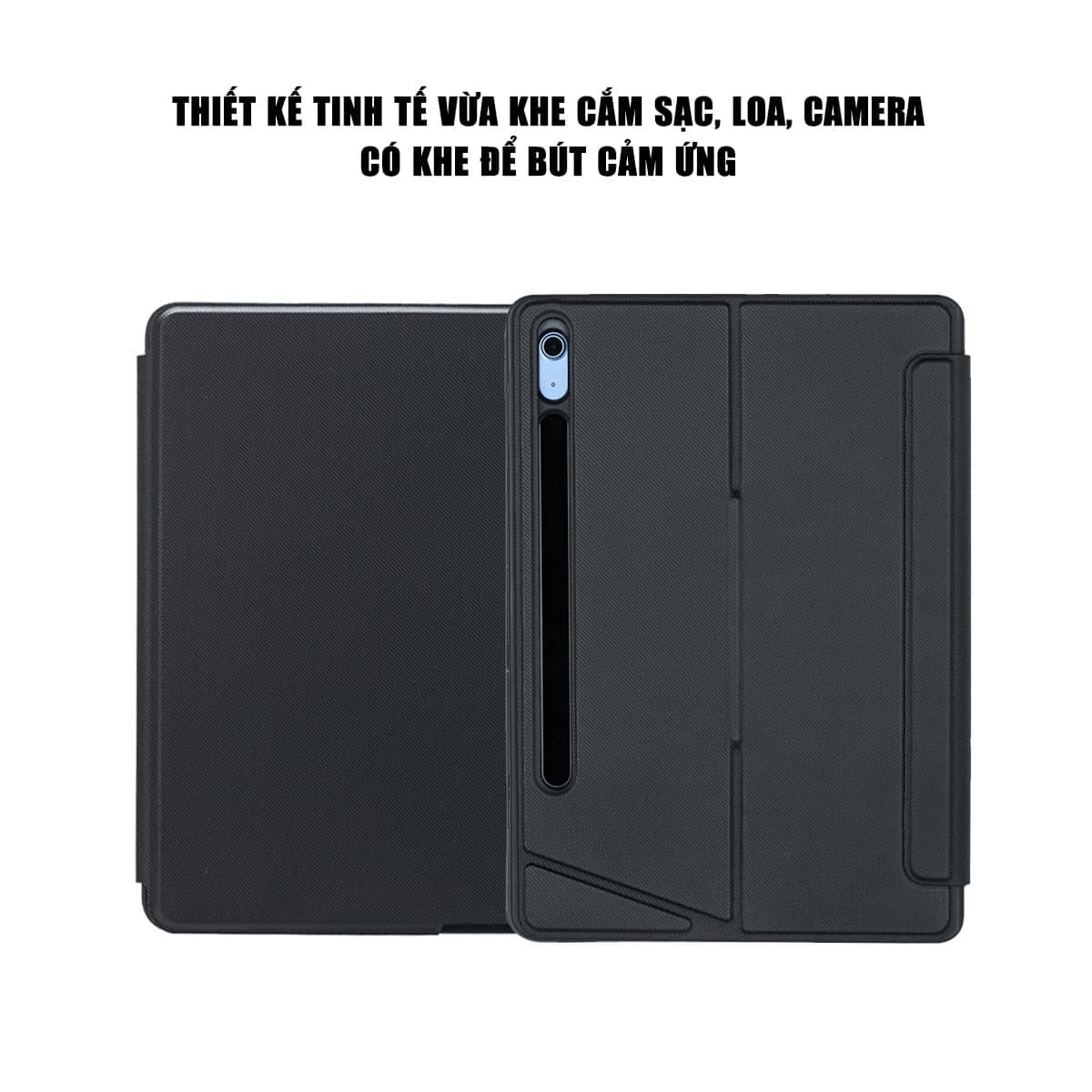 Ốp lưng Samsung Galaxy Tab S9 bao da cao cấp kèm bàn phím chuột cảm ứng 720 độ tách rời linh hoạt - 8