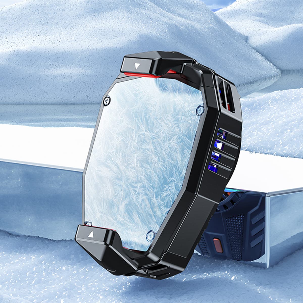 Quạt tản nhiệt điện thoại sò lạnh J21 bản nâng cấp của sò lạnh J20 với 3 chế độ làm lạnh Led Gaming - 9