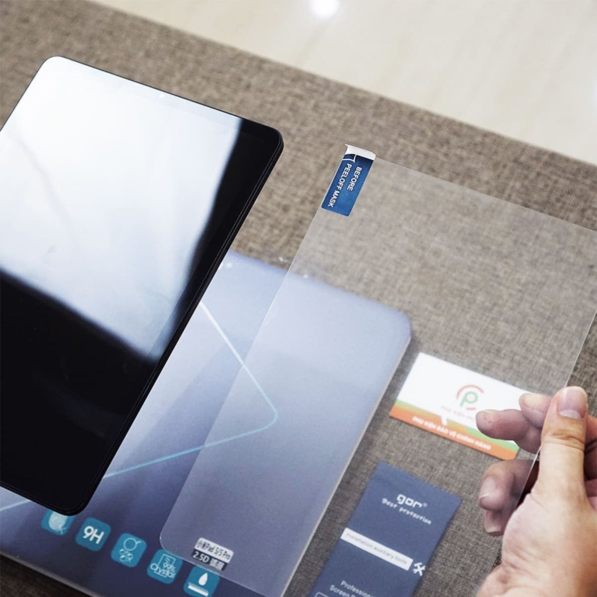 Kính cường lực Xiaomi Pad 7 Pro full màn hình chính hãng Gor - Dán màn hình Xiaomi Mi Pad 7 Pro - 4