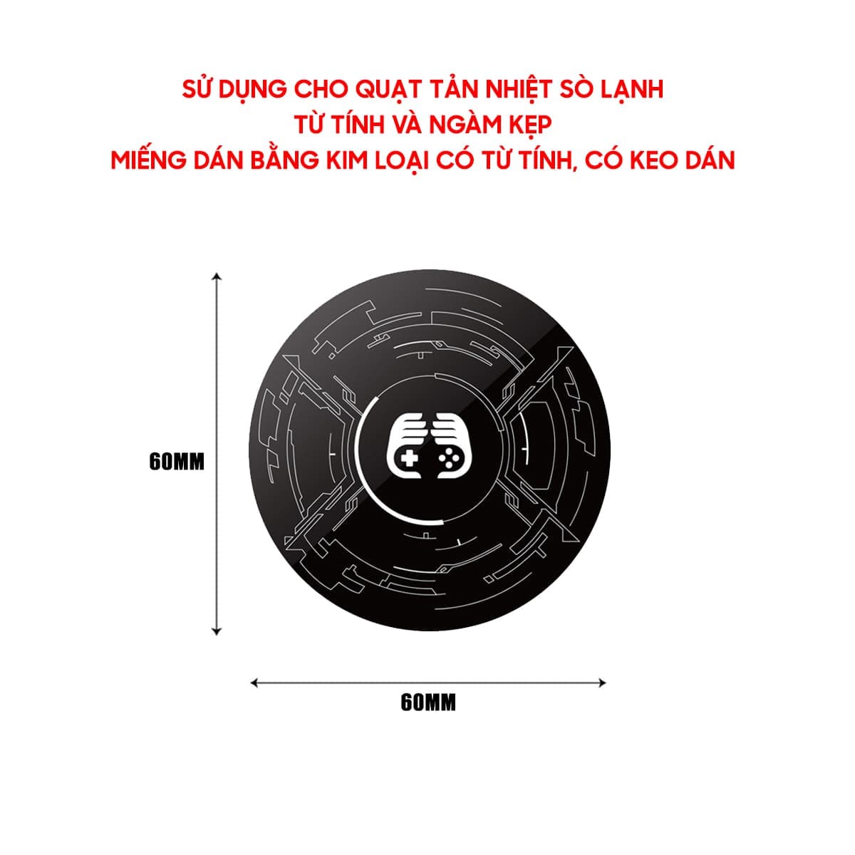 Linh kiện quạt tản nhiệt sò lạnh Memo CX07, CX08, X76 Pro, AL19 tấm từ tính, ngàm kẹp, cáp sạc, quạt, main, quạt lẻ - 5