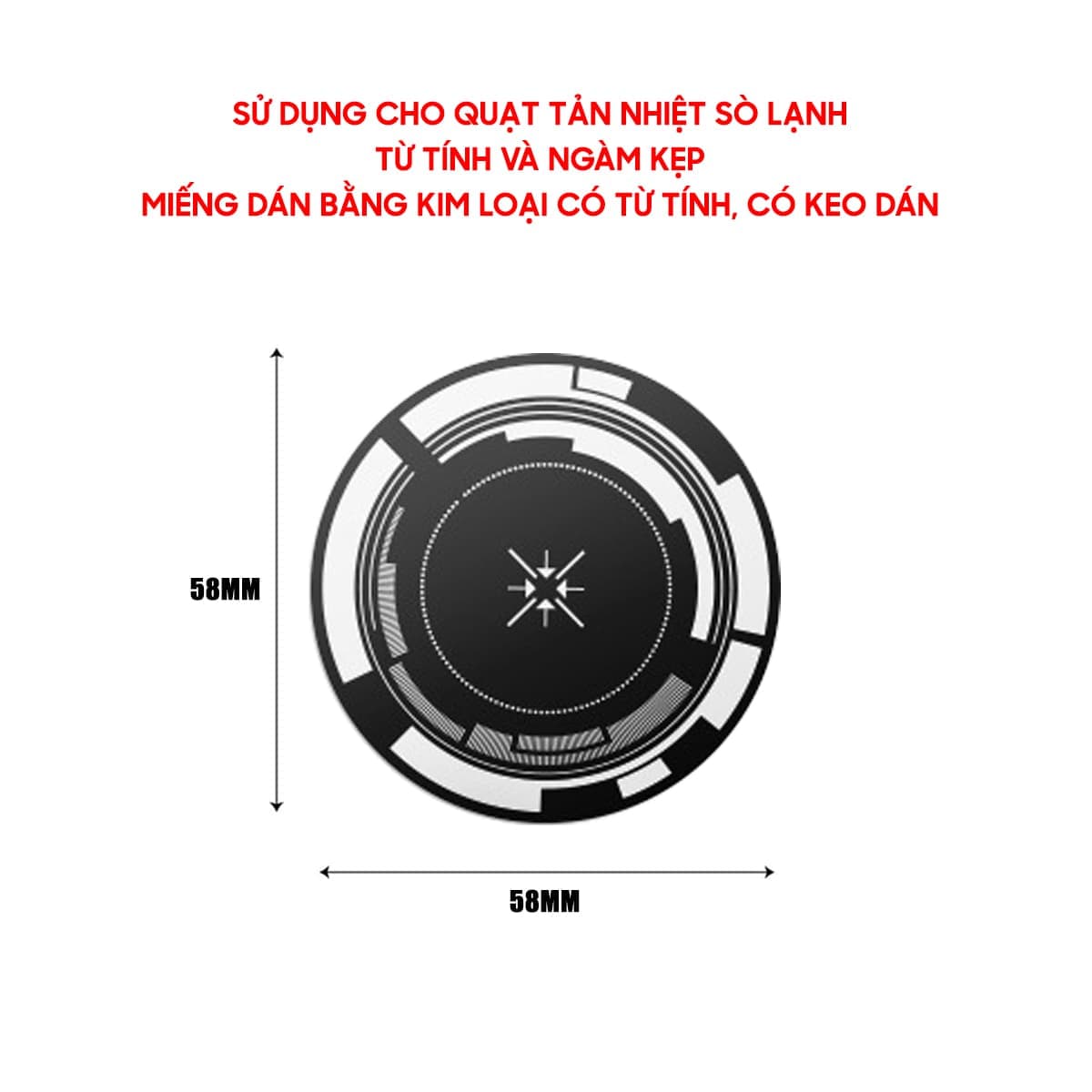 Linh kiện quạt tản nhiệt sò lạnh Memo CX07, CX08, X76 Pro, AL19 tấm từ tính, ngàm kẹp, cáp sạc, quạt, main, quạt lẻ - 6