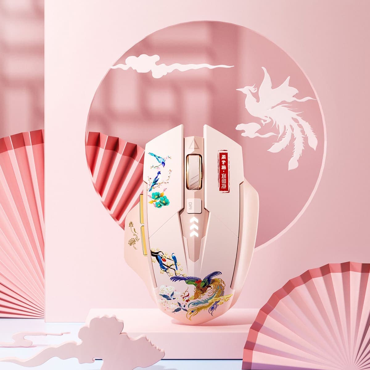 Chuột Bluetooth không dây Gaming Inphic A10 phiên bản Tết Giáp Thìn cho game thủ văn phòng máy tinh laptop - 3