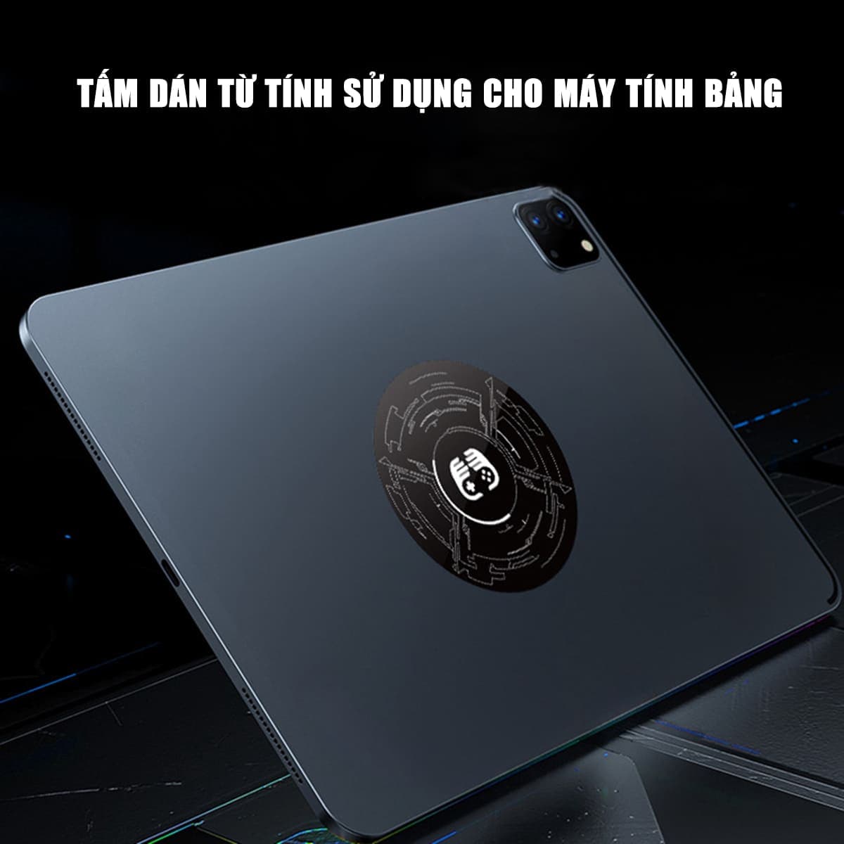 Tấm dán từ tính Gaming V3 dùng cho quạt tản nhiệt sò lạnh từ tính Memo CX07, CX08, X76, FS03, AL19, SL25 - 4