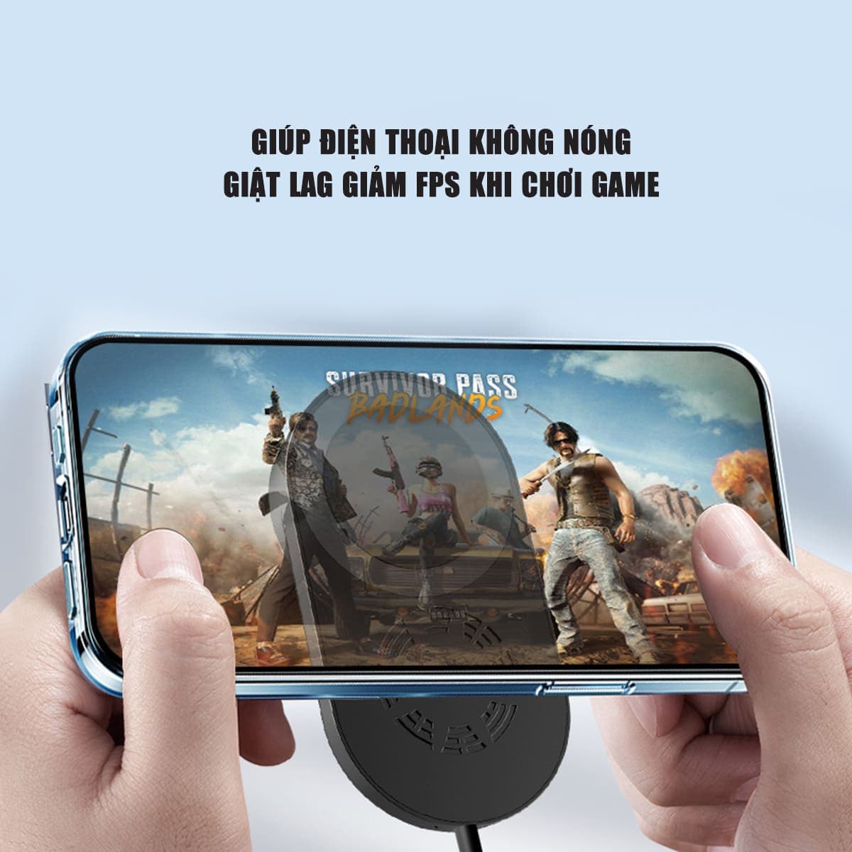 Sạc không dây 15W cho điện thoại dùng trên ô tô X39 - Sò lạnh tản nhiệt điện thoại máy tính bảng laptop bể cá - 7