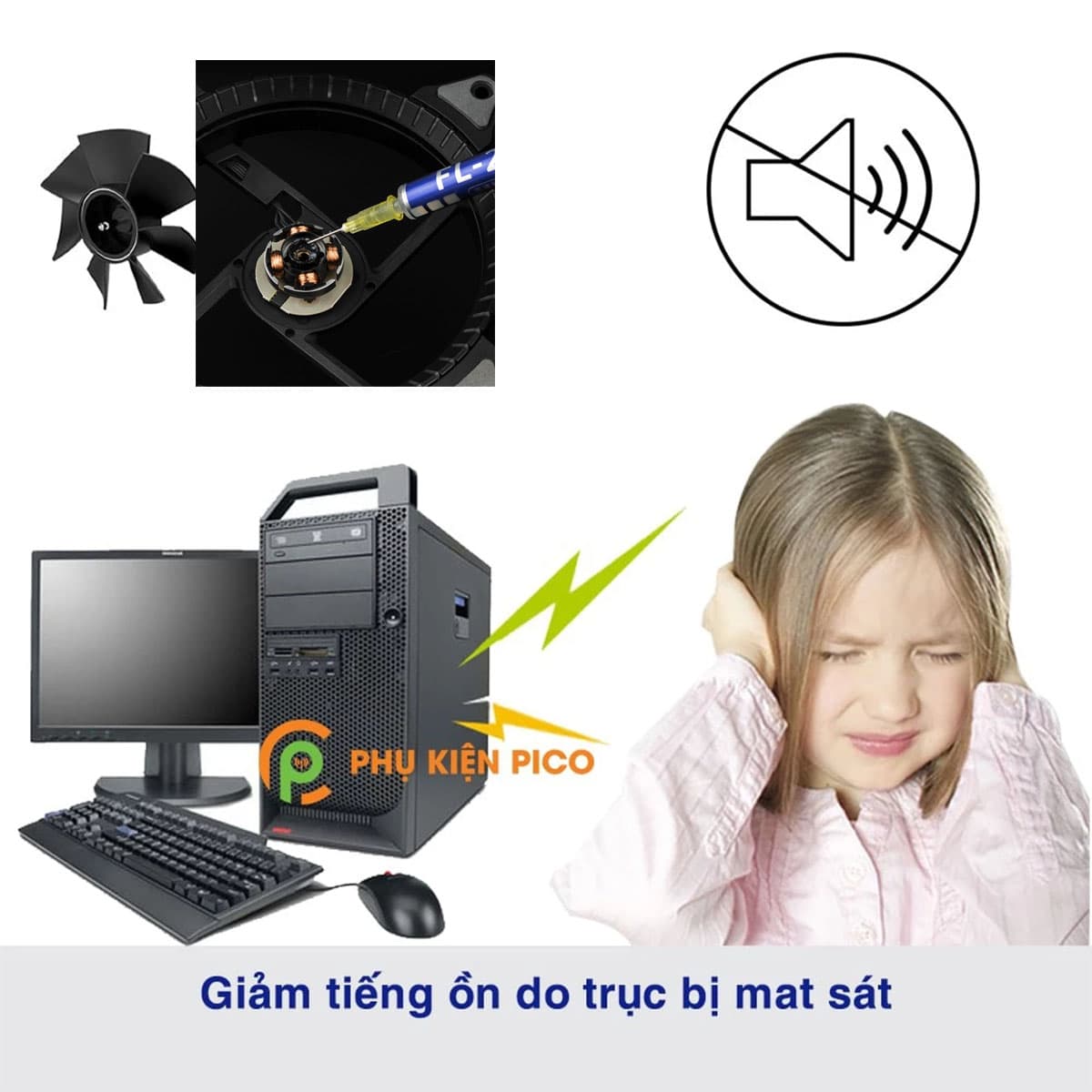 Mỡ bôi trơn quạt tản nhiệt tản nhiệt máy tính, laptop FL20 - Mỡ chịu nhiệt tra quạt chống khô két - 5