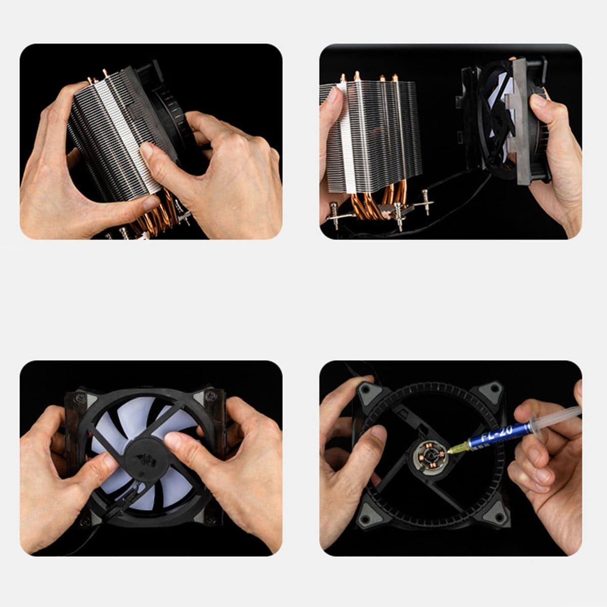 Mỡ bôi trơn quạt tản nhiệt tản nhiệt máy tính, laptop FL20 - Mỡ chịu nhiệt tra quạt chống khô két - 4