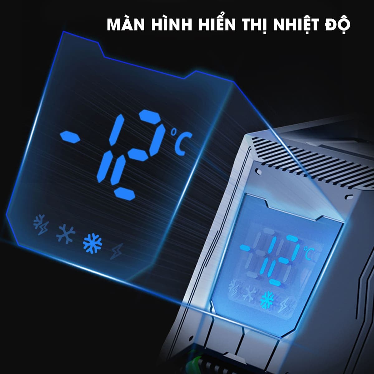 Quạt tản nhiệt điện thoại máy tính bảng XL30 sò lạnh nước từ tính hiệu năng cao có sạc không dây 15W - 12