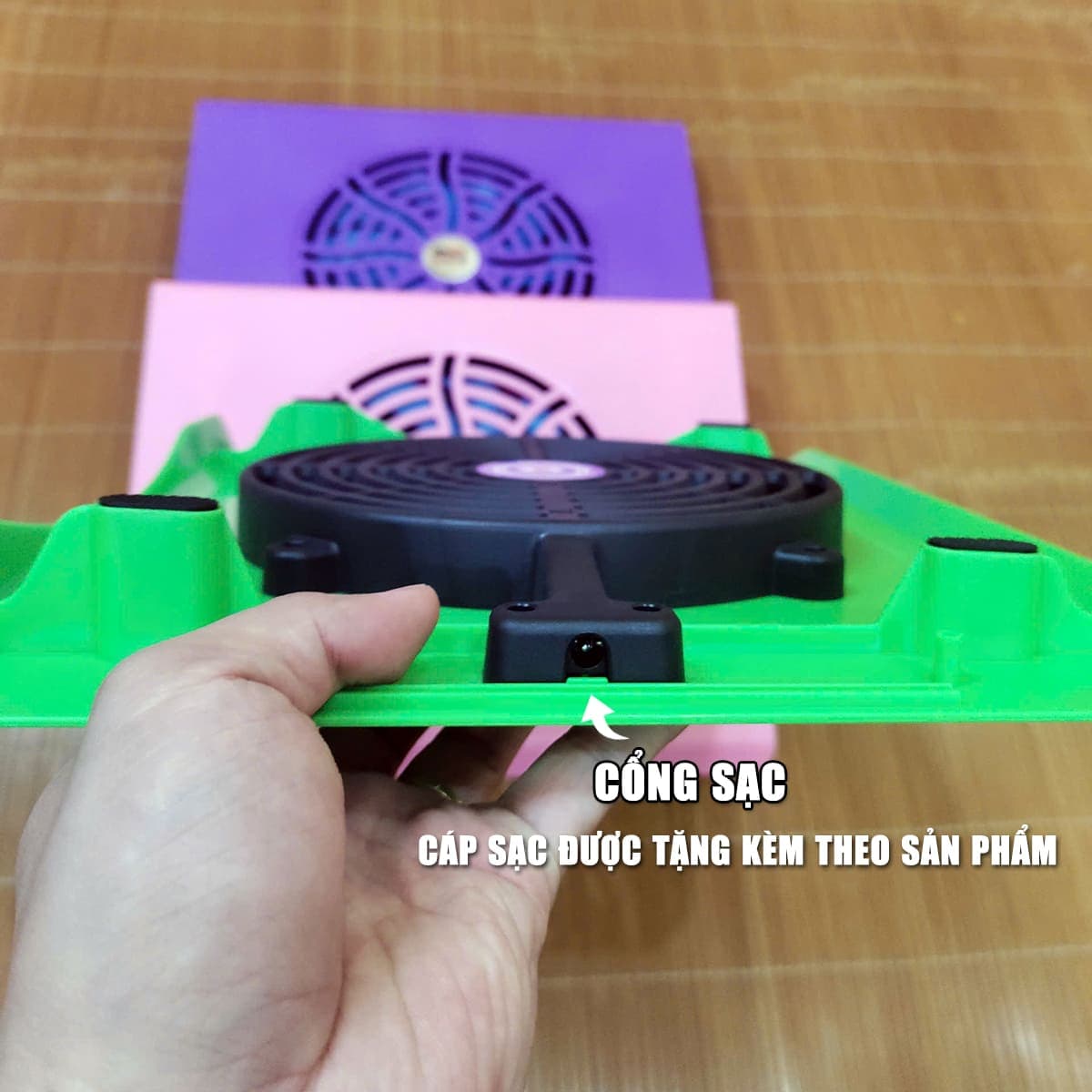 Đế tản nhiệt Laptop Gaming FL01 giá đỡ Macbook Notebook 15.6 Inch 1 quạt lớn chạy êm chống ồn - 6