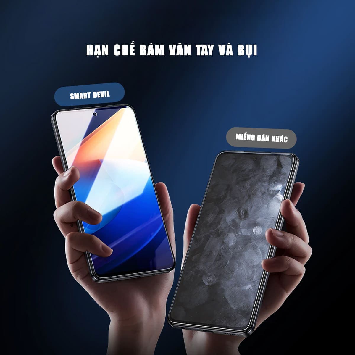 Kính cường lực iQOO Neo9S Pro Plus trong suốt full màn hình chính hãng Smart Devil - 4