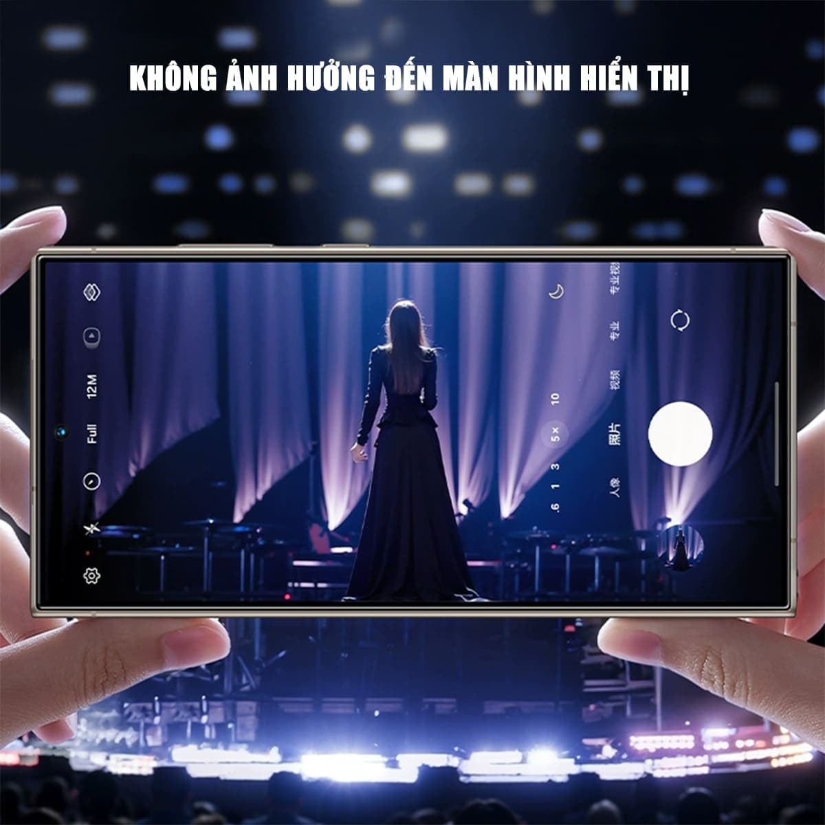 Kính cường lực Samsung Galaxy S24 Ultra full màn hình trong suốt viền đen siêu mỏng chính hãng Smart Devil - 5