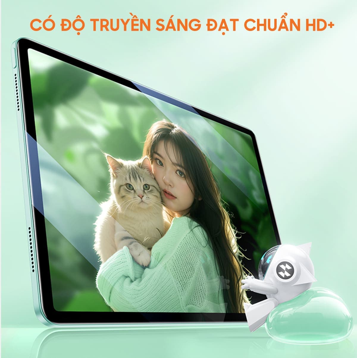 Kính cường lực Apple Ipad Mini 6 8.3 Inch full màn hình chính hãng Smart Devil - 8