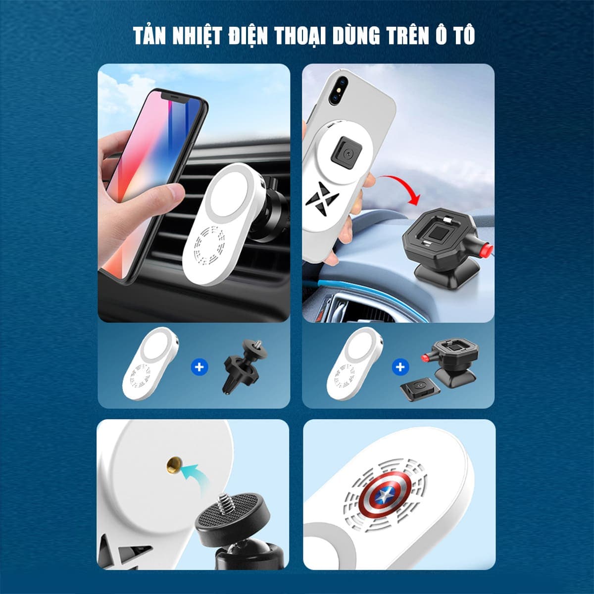 Quạt tản nhiệt điện thoại sò lạnh từ tính X39 có sạc không dây 15W hỗ trợ Livestream chơi game - 10