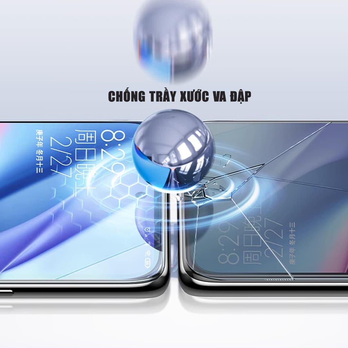 Kính cường lực Xiaomi Redmi K40 Pro trong suốt full màn hình chính hãng Smart Devil - 10