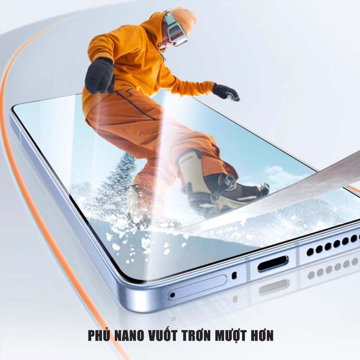 Kính cường lực Xiaomi Redmi K40 Pro trong suốt full màn hình chính hãng Smart Devil - 4