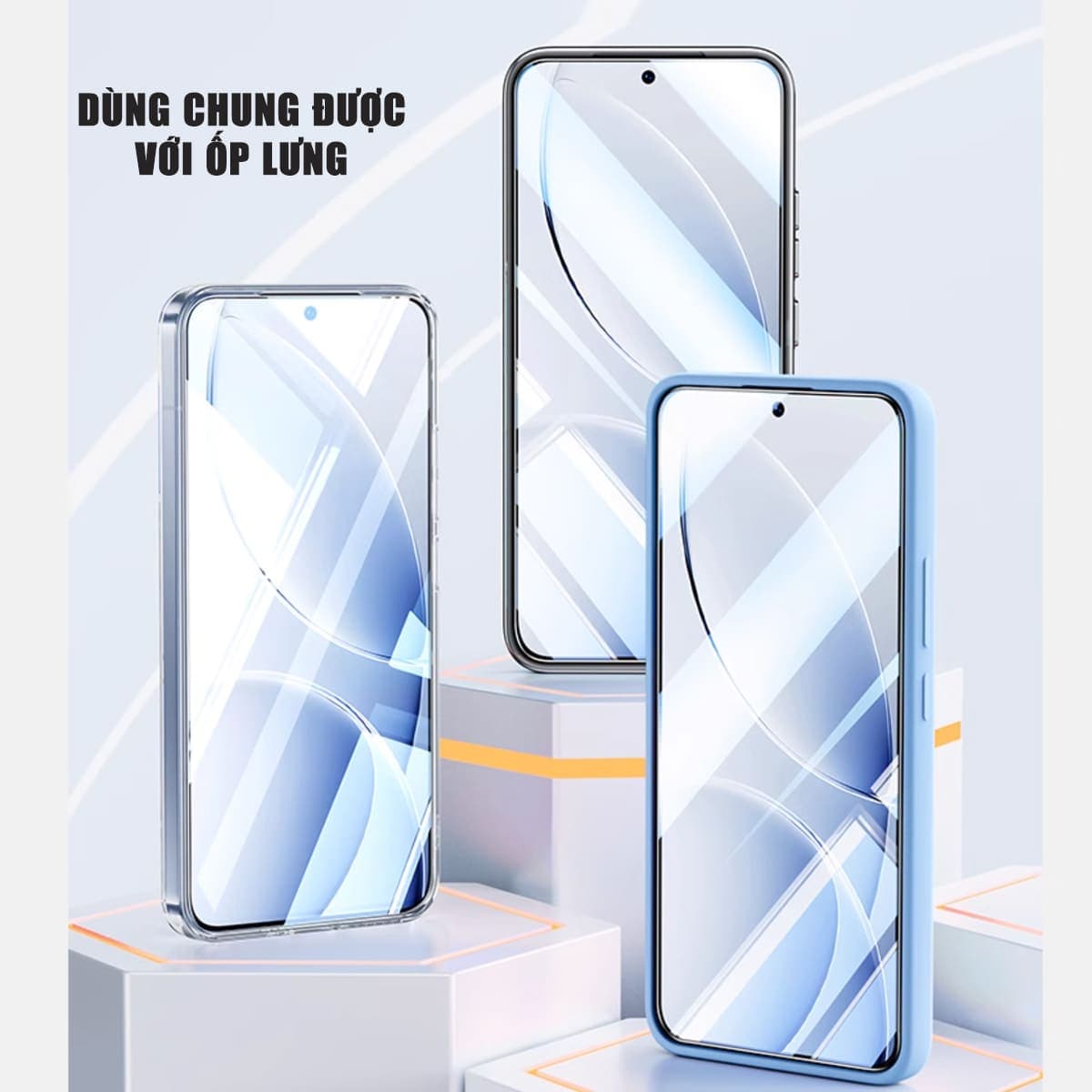 Kính cường lực Xiaomi Redmi K70E trong suốt full màn hình chính hãng Smart Devil - 5