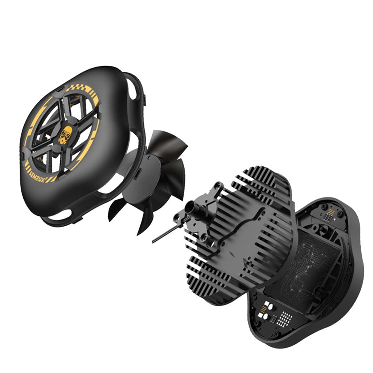 Quạt tản nhiệt điện thoại máy tính bảng X7 sò lạnh từ tính giá rẻ hỗ trợ tăng fps gaming liên quân PUBG FF - 8