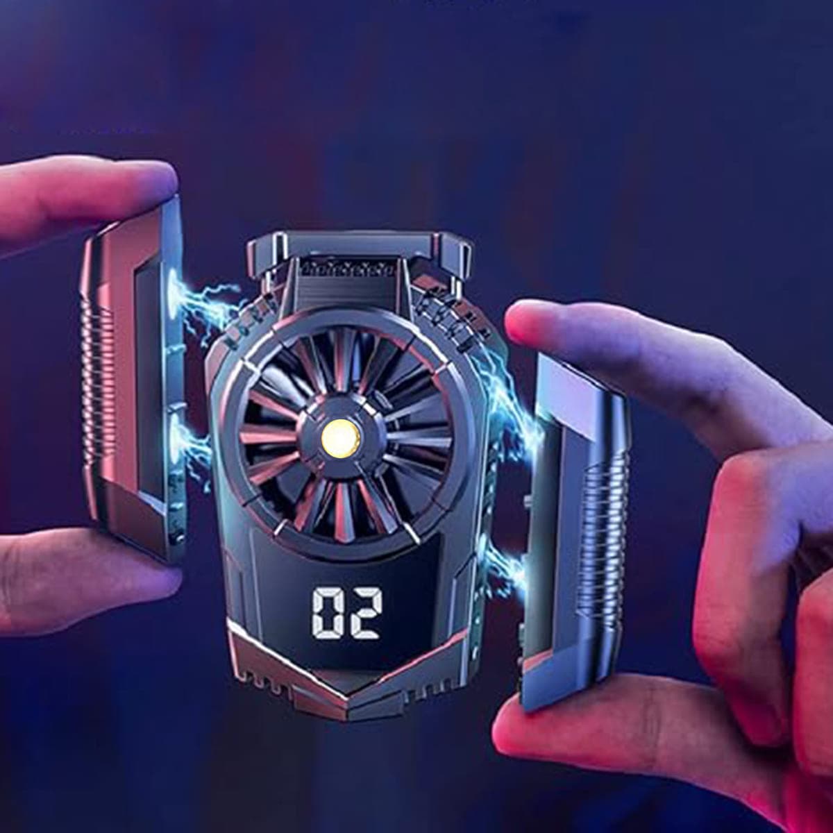 Quạt tản nhiệt điện thoại sò lạnh không dây X3A Pro V2 màn hình hiển thị nhiệt độ hỗ trợ Livestream - 5