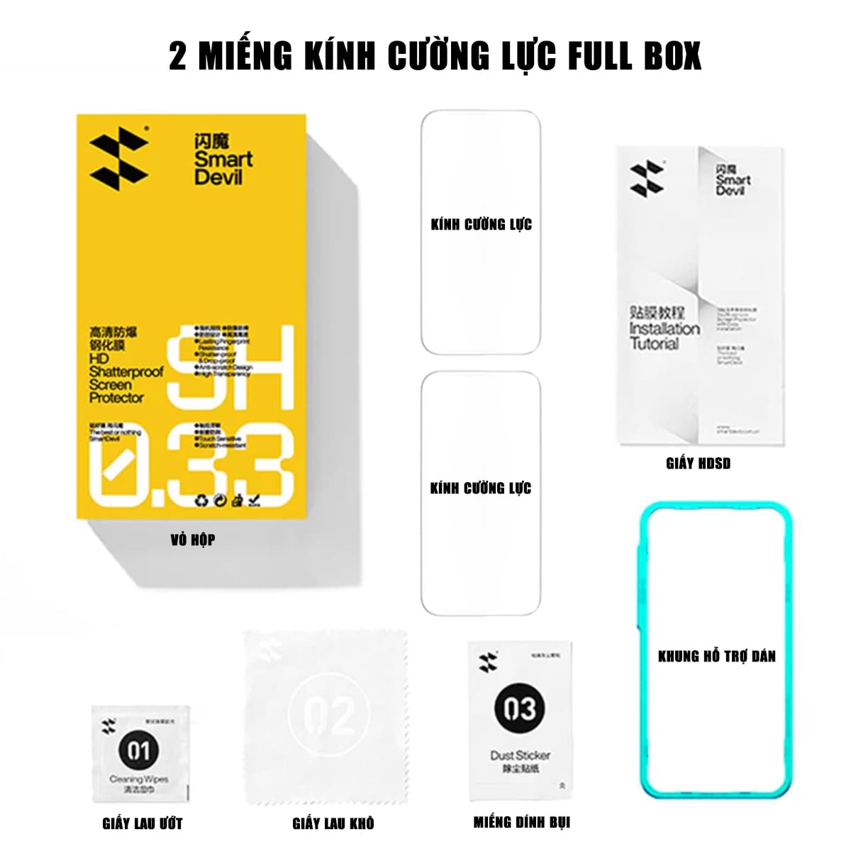 Kính cường lực Realme Neo7 SE trong suốt full màn hình chính hãng Smart Devil - 2