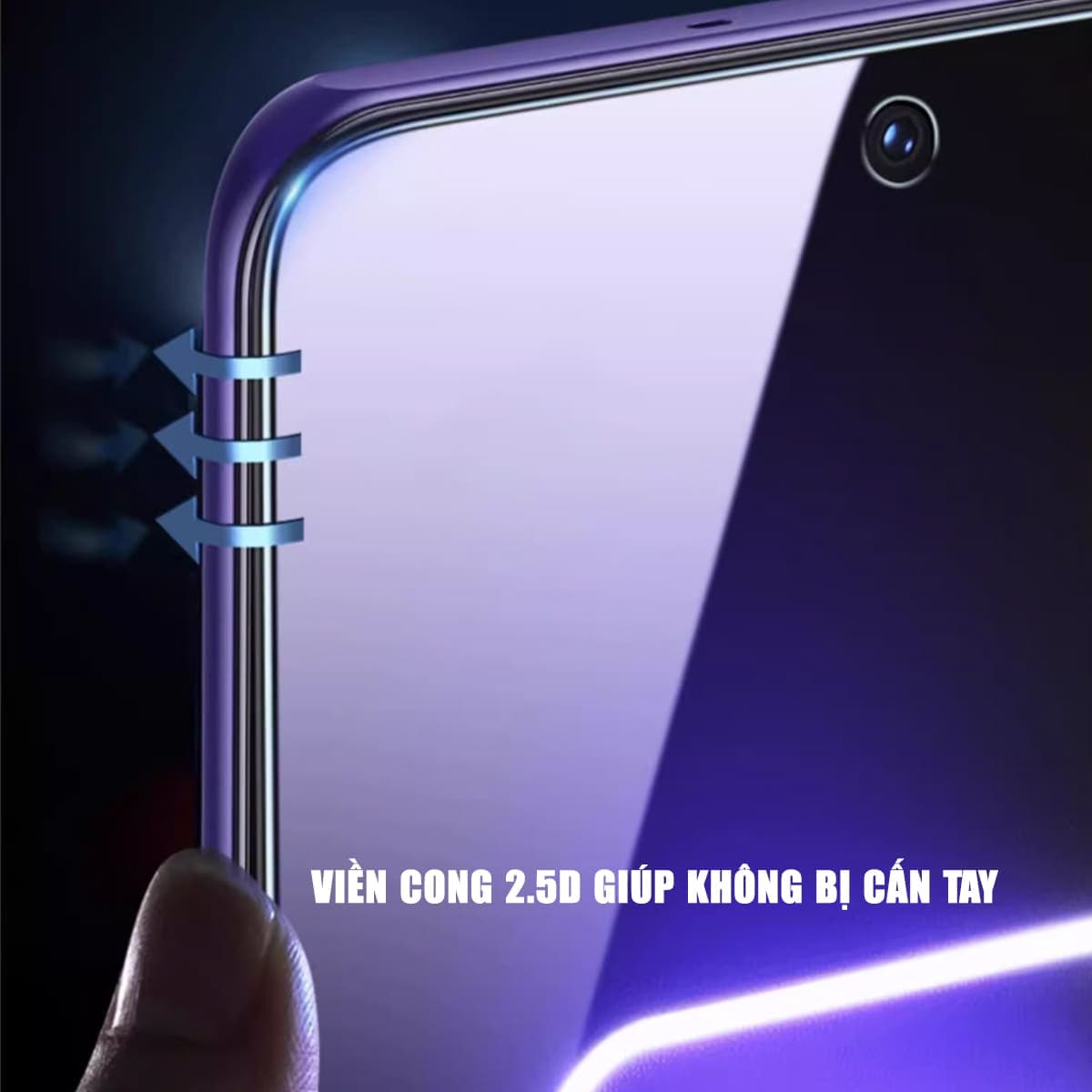 Kính cường lực Realme GT3 trong suốt full màn hình chính hãng Smart Devil - 7