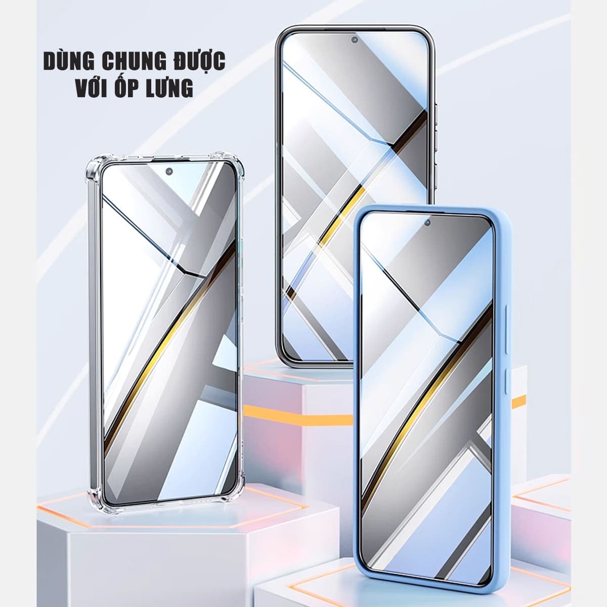 Kính cường lực Realme GT6 trong suốt full màn hình chính hãng Smart Devil - 3