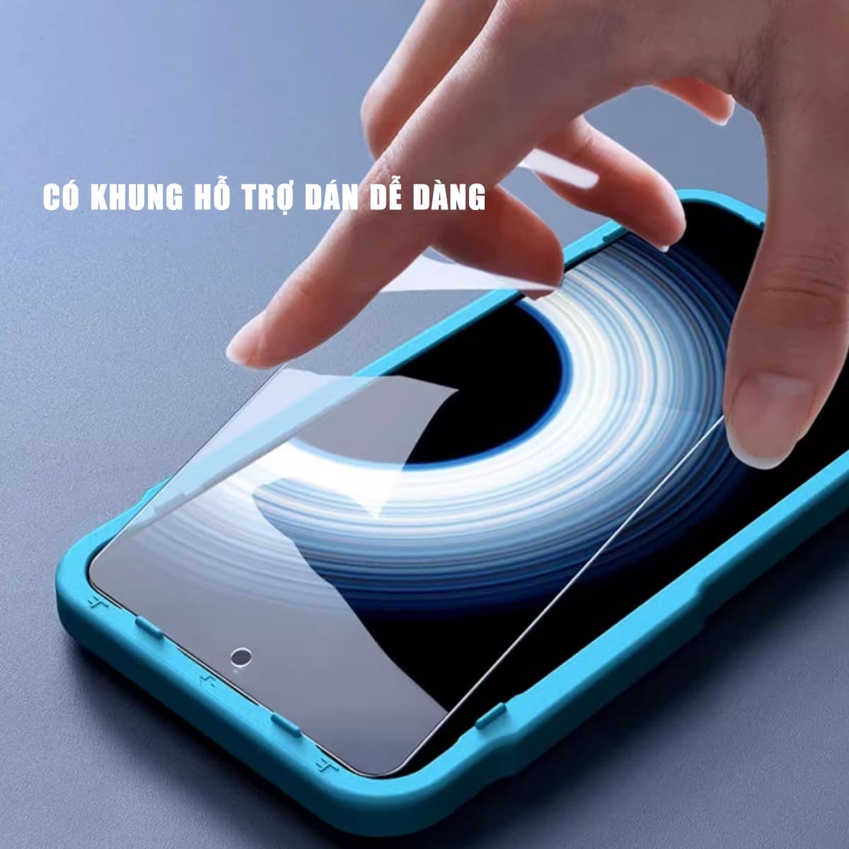 Kính cường lực Xiaomi Poco F5 Pro trong suốt full màn hình chính hãng Smart Devil - 11