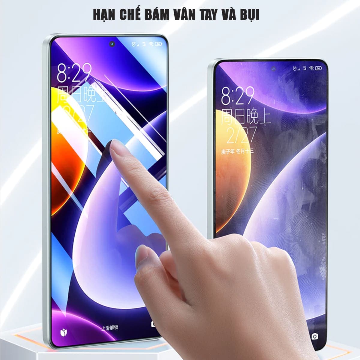 Kính cường lực Xiaomi Poco F6 Pro trong suốt full màn hình chính hãng Smart Devil - 7