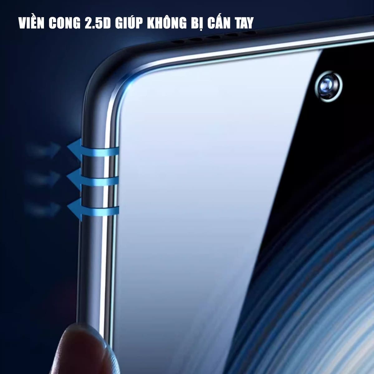 Kính cường lực Xiaomi Redmi K50 Pro trong suốt full màn hình chính hãng Smart Devil - 7