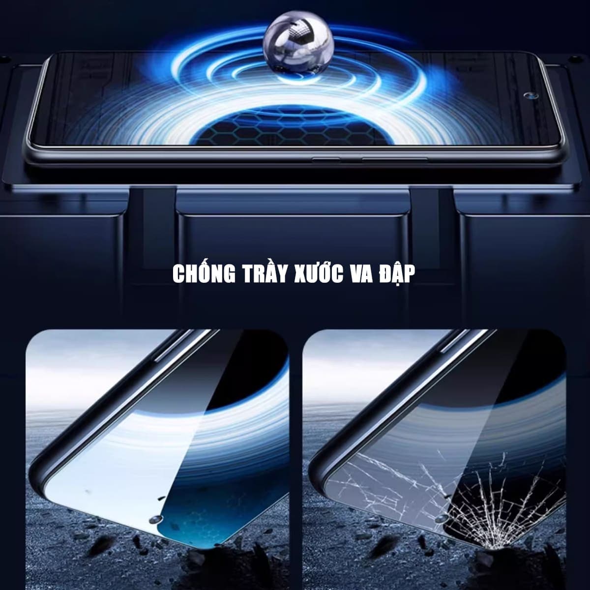 Kính cường lực Xiaomi Redmi K60 Pro trong suốt full màn hình chính hãng Smart Devil - 10