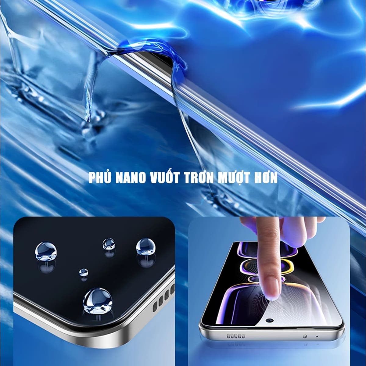 Kính cường lực Xiaomi Redmi K60 Pro trong suốt full màn hình chính hãng Smart Devil - 4