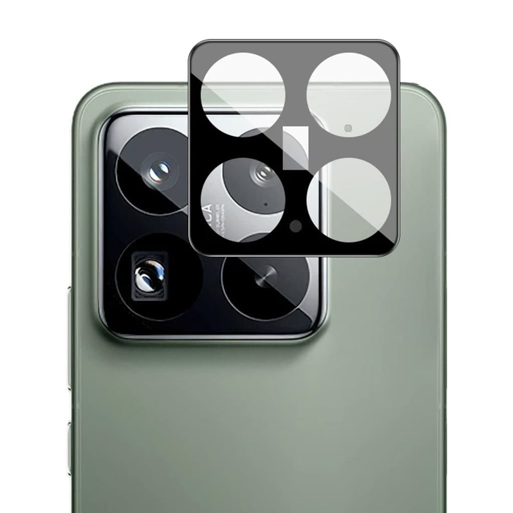 Cường lực camera Xiaomi 15 Pro thấu kính nổi 3D cao cấp độ cứng 9H trong suốt - 2