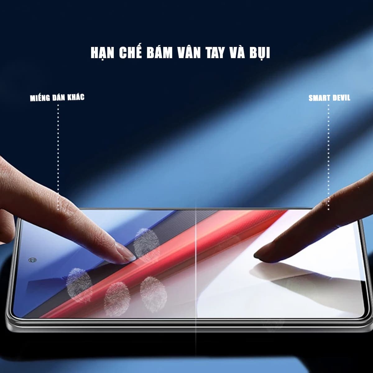 Kính cường lực iQOO 12 trong suốt full màn hình chính hãng Smart Devil - 8