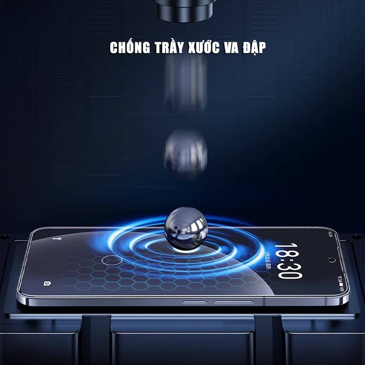 Kính cường lực Meizu 21 Pro trong suốt full màn hình không viền nhận vân tay siêu âm chính hãng HYPER+ - 8