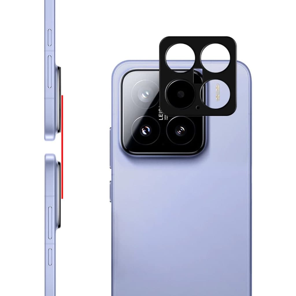 Dán camera Xiaomi 15 khung kim loại bảo vệ camera chống trầy xước va đập - 5