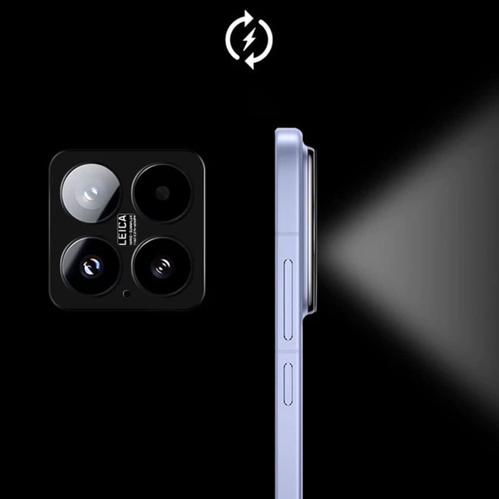 Dán camera Xiaomi 15 khung kim loại bảo vệ camera chống trầy xước va đập - 6