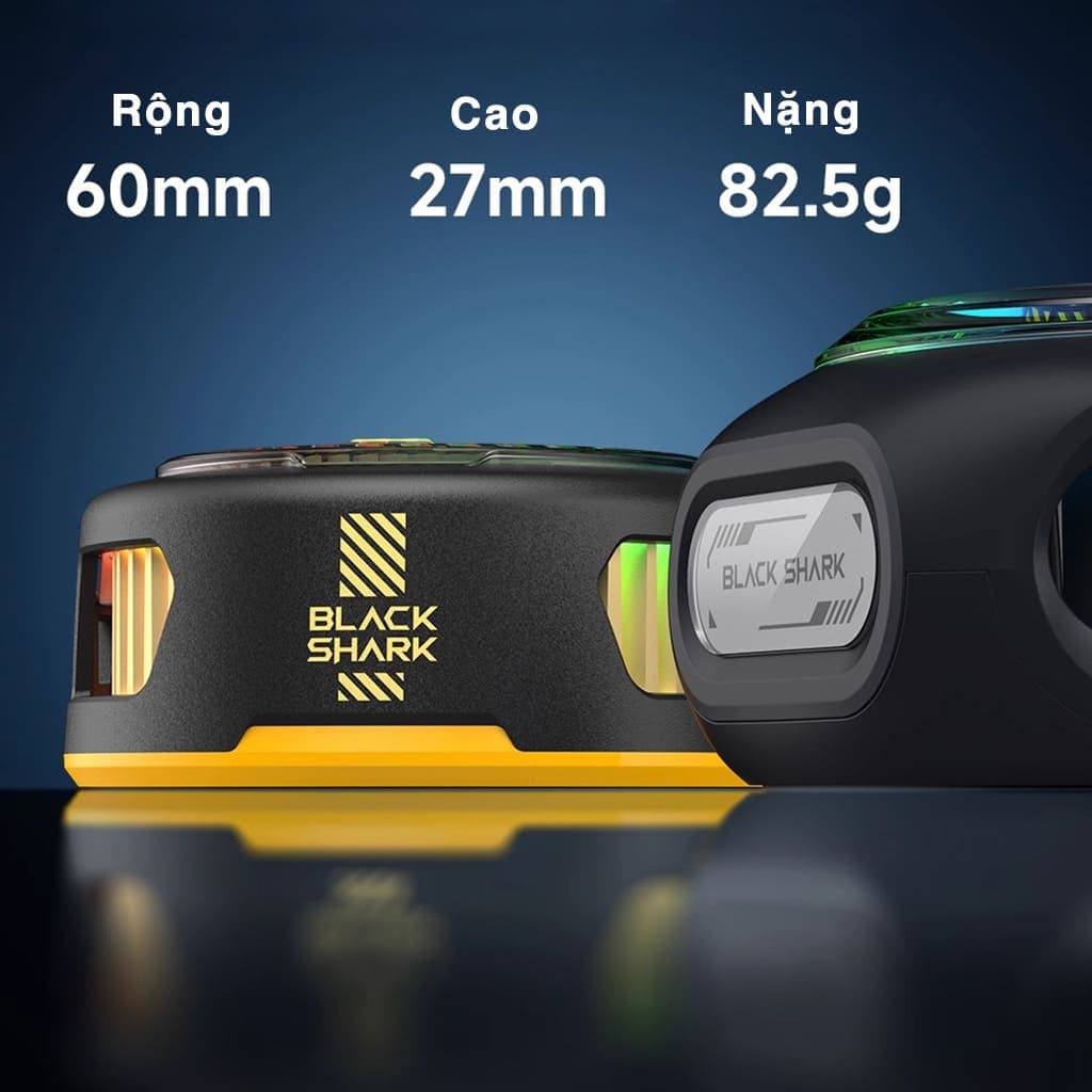 Quạt tản nhiệt điện thoại sò lạnh cao cấp Black Shark Funcooler 5 Led RGB hỗ trợ chơi game Livestream - 3