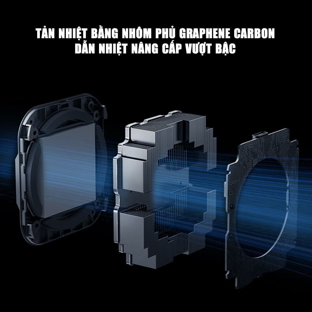 Quạt tản nhiệt điện thoại sò lạnh cao cấp Redmagic Cooler 6 Pro sò lạnh từ tính AI chuyên dụng chơi game livestream - 6