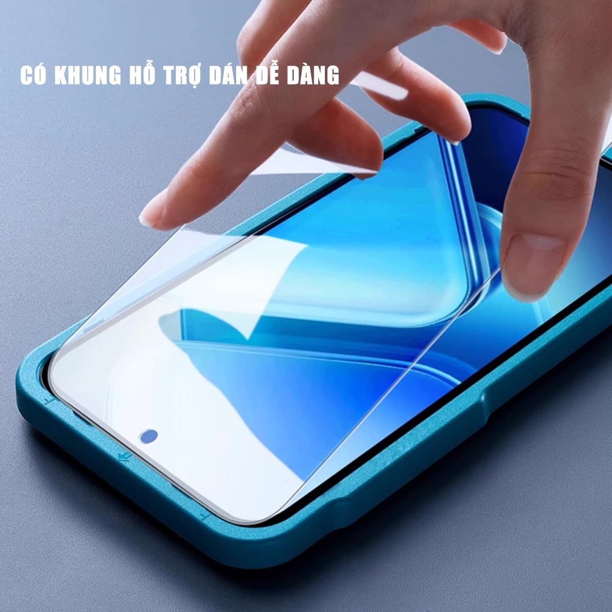 Kính cường lực Vivo iQOO Z10 Turbo Plus trong suốt full màn hình chính hãng Smart Devil - 3