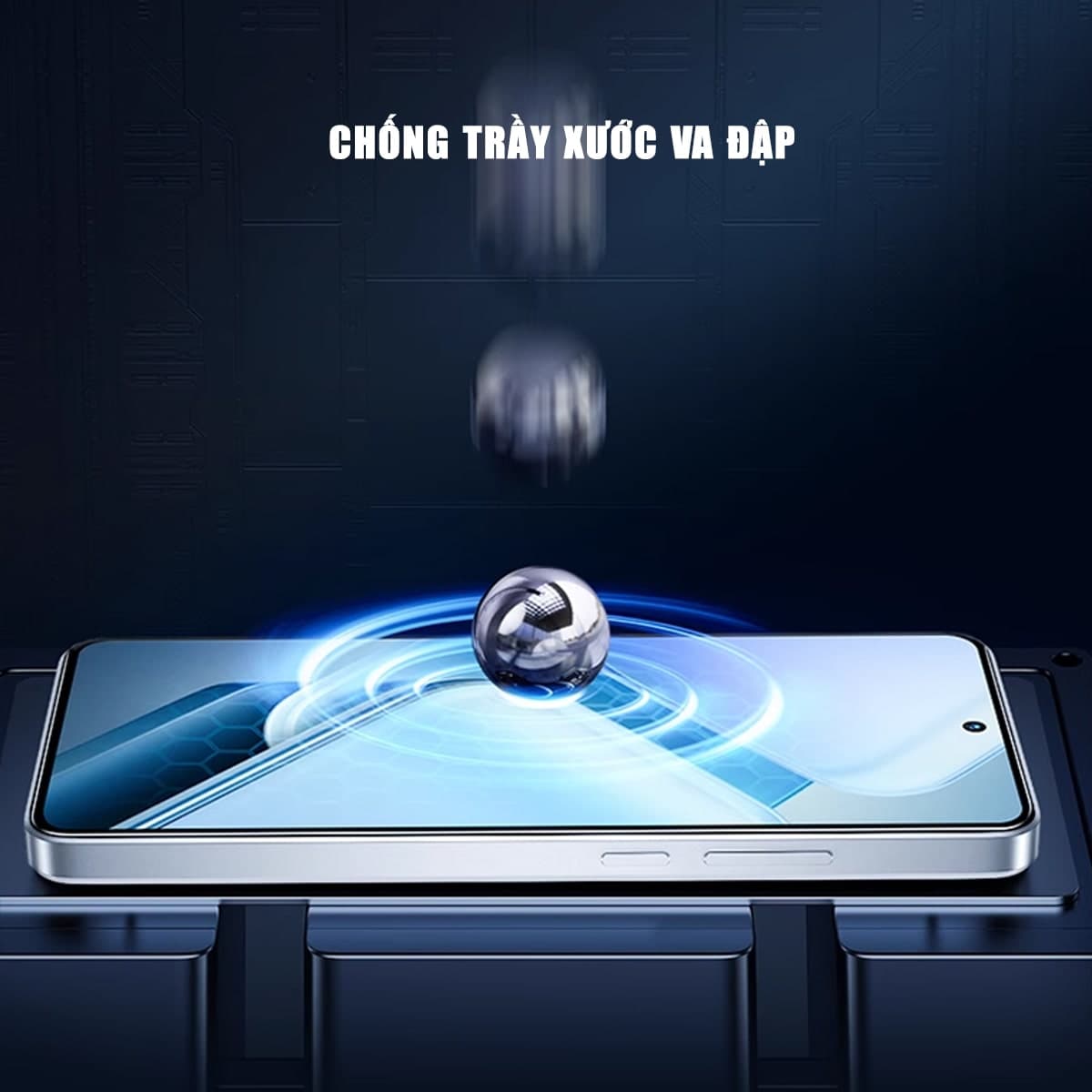 Kính cường lực Vivo iQOO Z10 Turbo Plus trong suốt full màn hình chính hãng Smart Devil - 4