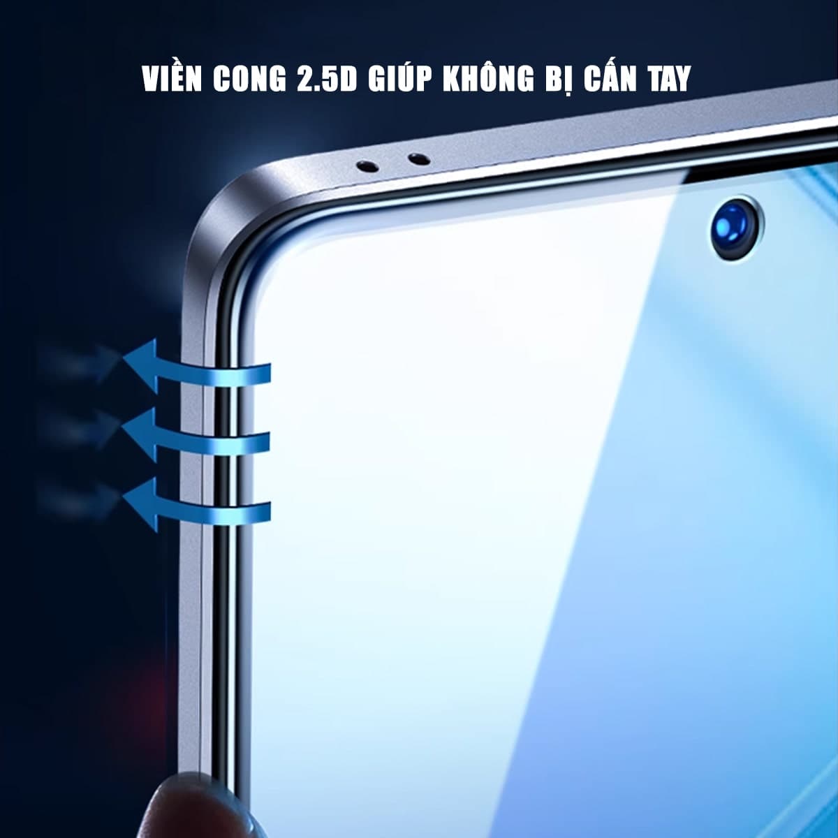 Kính cường lực Vivo iQOO Z10 Turbo Plus trong suốt full màn hình chính hãng Smart Devil - 7