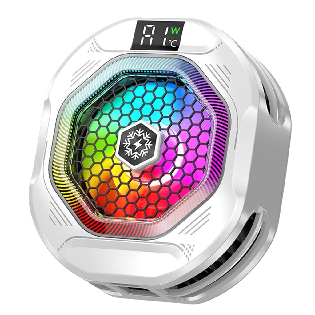 Quạt tản nhiệt điện thoại sò lạnh cao cấp TH12 Pro V2 kiểm soát nhiệt thông minh AI Led RGB làm lạnh không tụt FPS khi chơi game PUBG - 2