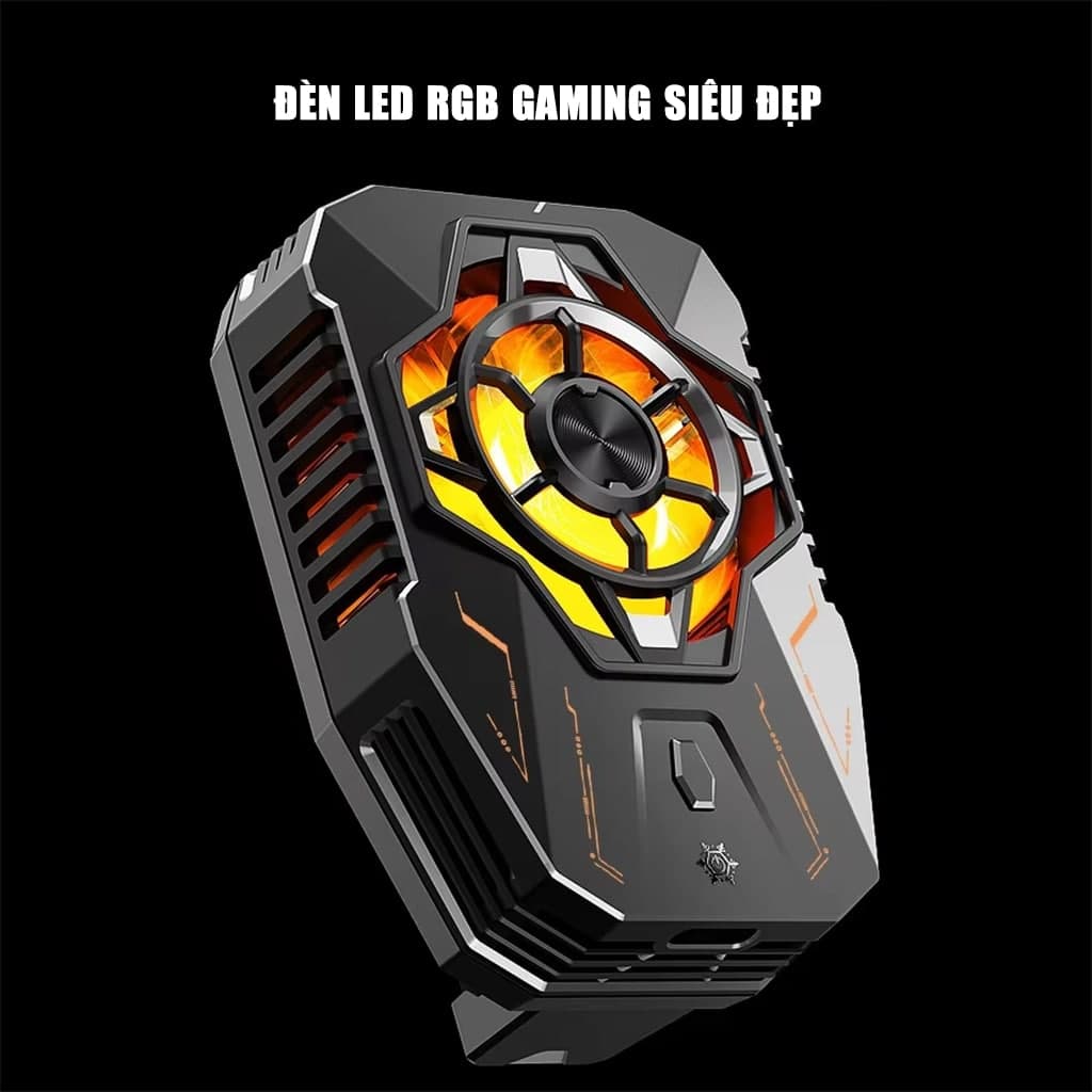 Quạt tản nhiệt điện thoại sò lạnh C20 Led RGB Gaming 3 chế độ làm lạnh giảm nhiệt nhanh - 8