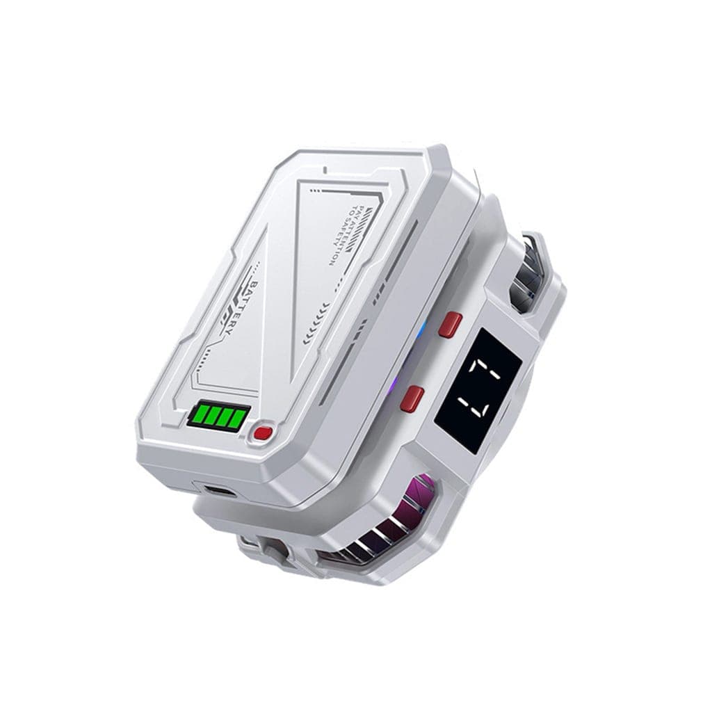 Quạt tản nhiệt điện thoại sò lạnh không dây TH10 Pro pin rời 5000mAh 7 cấp độ làm lạnh Led RGB từ tính có ngàm kẹp đóng băng full mặt - 2