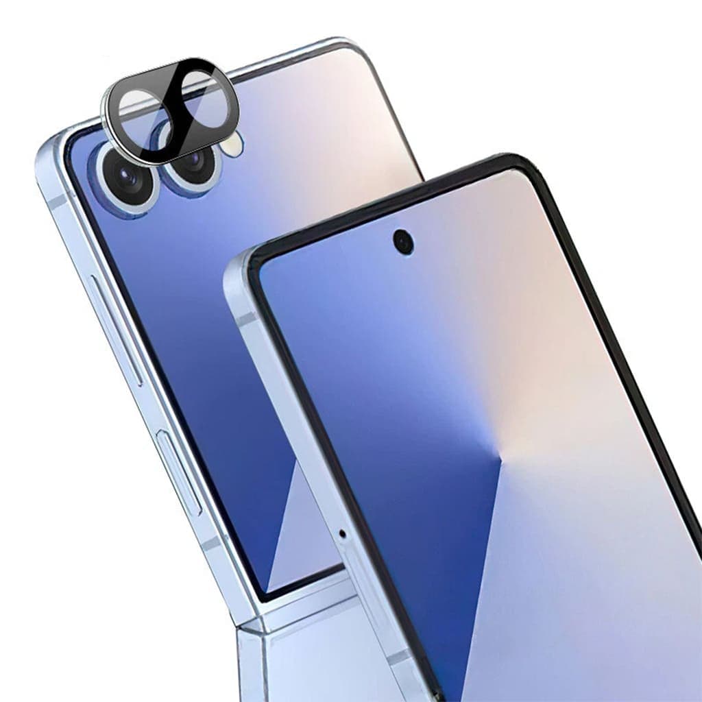 Dán camera Samsung Galaxy Z Flip 7 5G thấu kính nổi 3D cao cấp cường lực camera độ cứng 9H trong suốt - 2