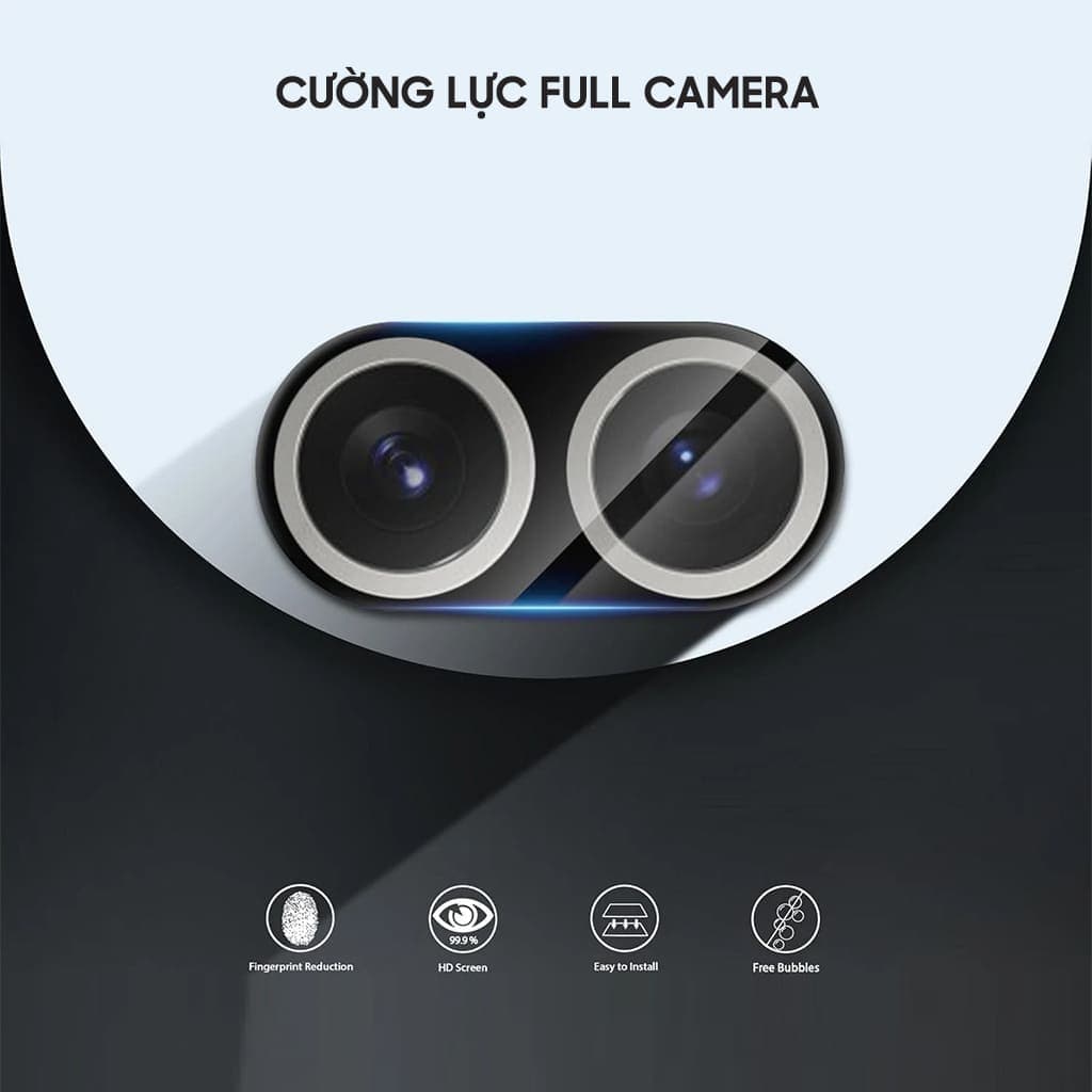 Dán camera Samsung Galaxy Z Flip 7 5G thấu kính nổi 3D cao cấp cường lực camera độ cứng 9H trong suốt - 5