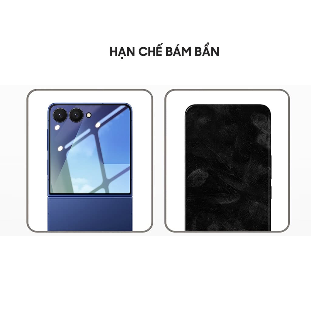Kính cường lực màn hình phụ Samsung Galaxy Z Flip 7 5G full màn hình chống trầy xước va đập - 6
