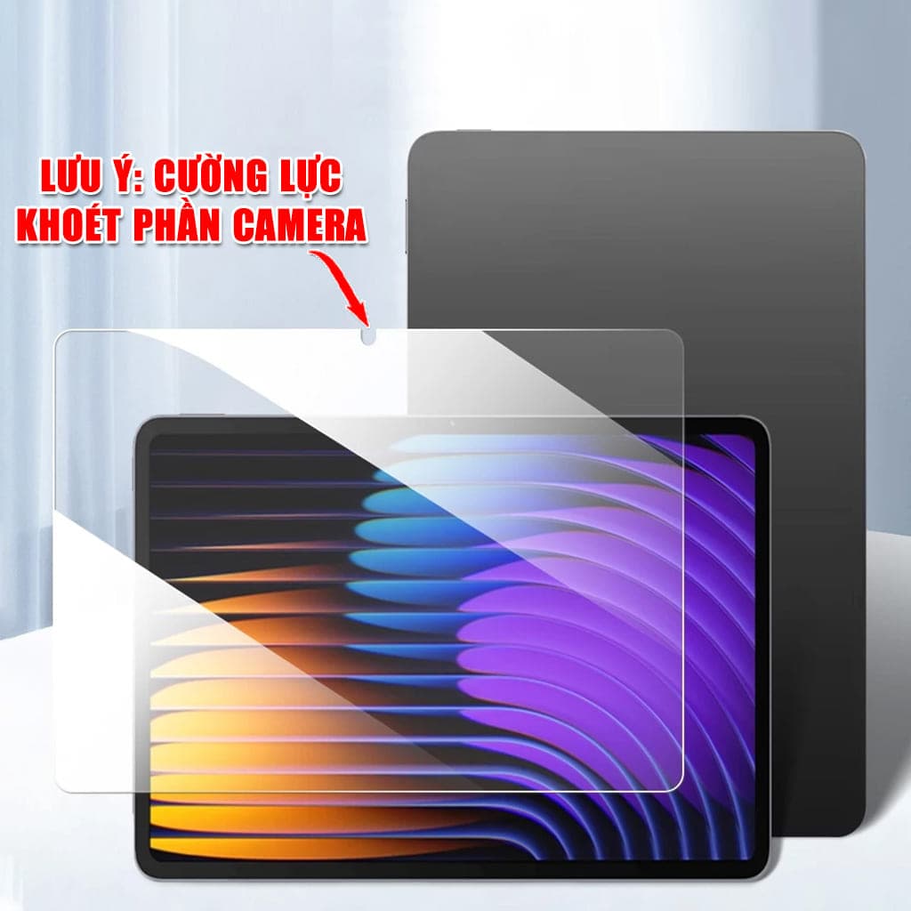 Kính cường lực Xiaomi Pad 7S Pro full màn hình chính hãng Smart Devil có khung hỗ trợ dán - 3