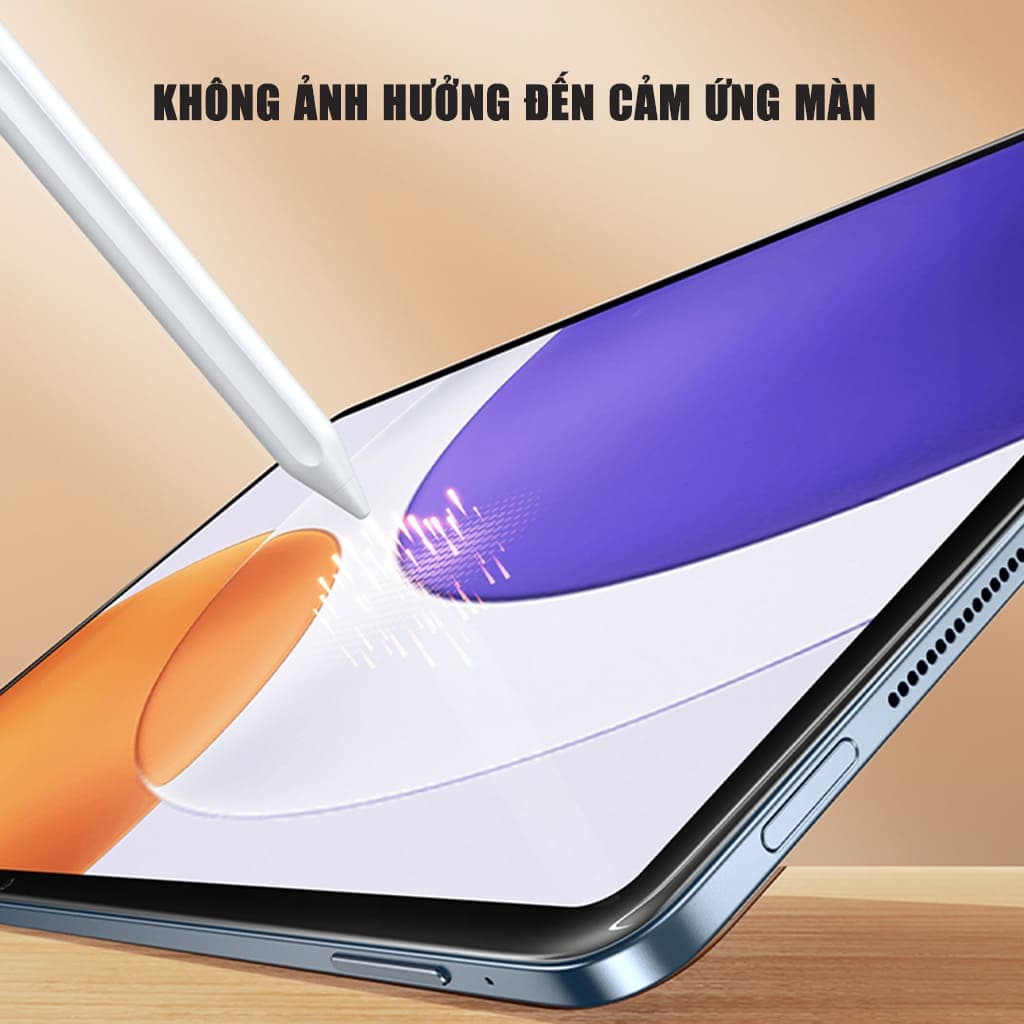 Kính cường lực Xiaomi Pad 7S Pro full màn hình chính hãng Smart Devil có khung hỗ trợ dán - 9