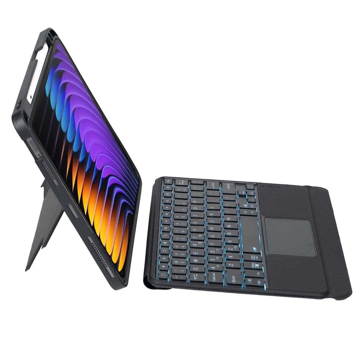 Ốp lưng Xiaomi Pad 7S Pro bao da cao cấp kèm bàn phím chuột cảm ứng 720 độ tách rời linh hoạt - 5